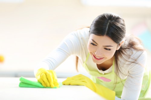 Deep carpet cleaning equipment being used in an Enfield property