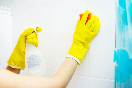Deep clean of a kitchen and living space in Enfield
