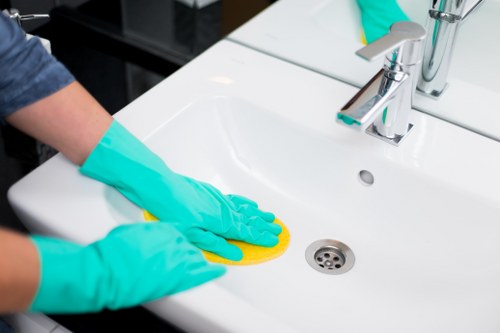 Local cleaner in Enfield helping with regular household maintenance