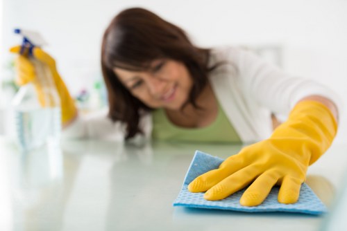 Professional house clearance work in a suburban Enfield street