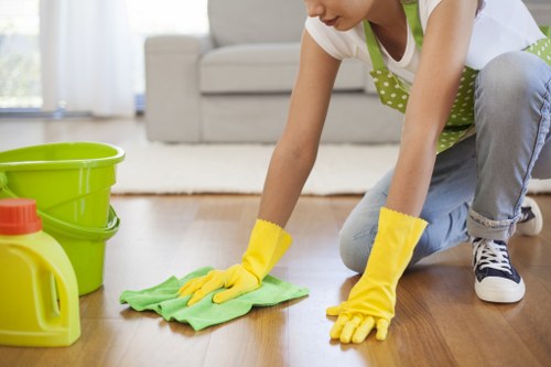 Deep cleaning tile, stone, and vinyl floors in an Enfield property